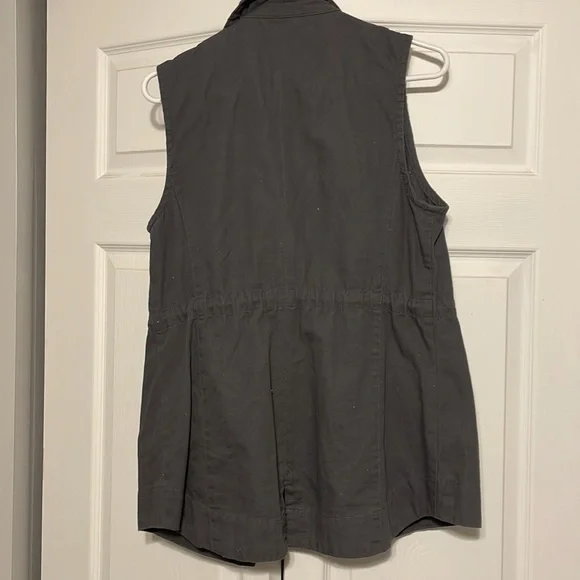 Womens utility vest, gray, small - Picture 4 of 4